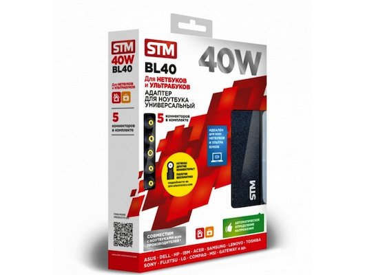 Сетевой адаптер для ноутбука STM BL40